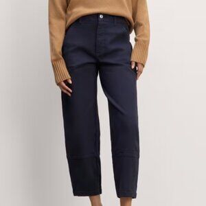 Everlane The Utility Barrel Pant in Navy